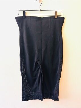 Nebility black sheer high waisted girdle size 3X